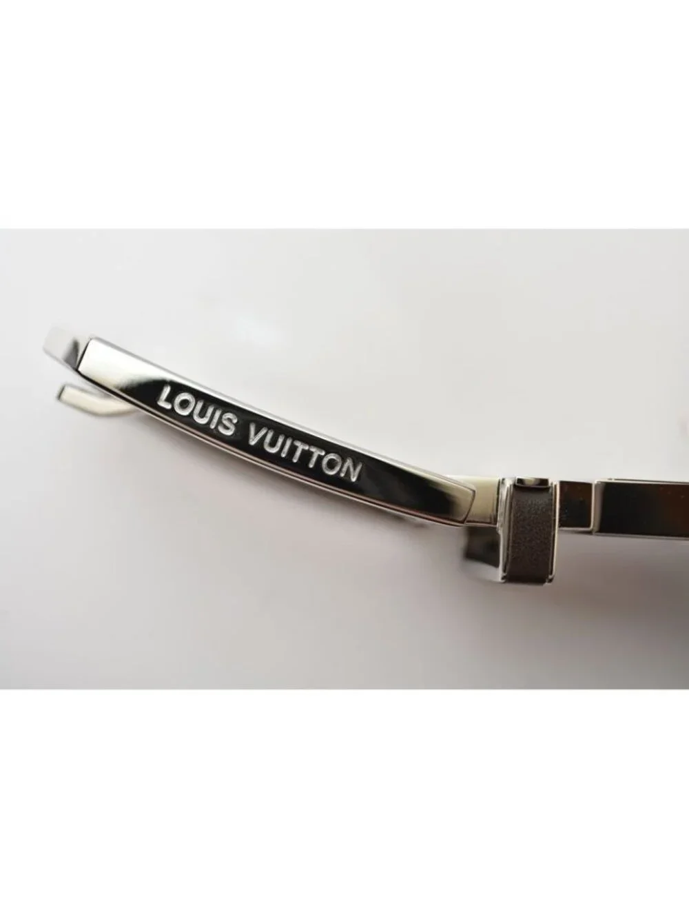 Louis Vuitton Belt Damier Reversible Leather Black Brown 90